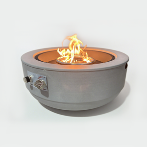 Natural Gas Metal <b>Fire</b> Pit 40000 BTU Freestanding Galvanized Eco-Friendly Indoor/Outdoor Use - Product Image 1
