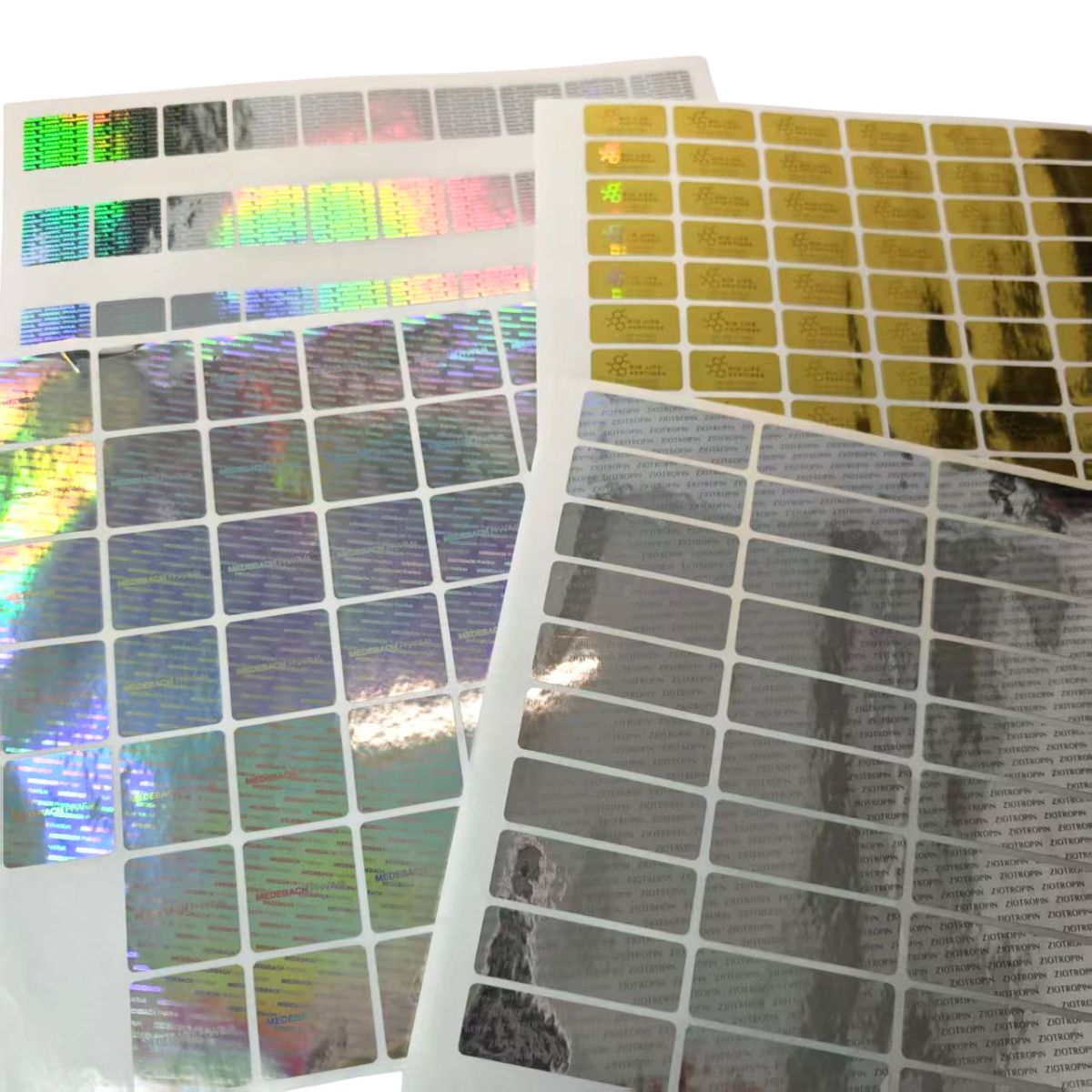 Manufacture Anti-Counterfeit Sticker Laser Label Seals Tamper Evident Security Packing Holographic Label Sticker