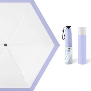 OEM New Design Pocket Promotional Capsule Parasol Portable UV Small Foldable Mini 5 Folding Custom Logo <b>Umbrella</b> - Product Image 3