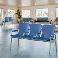 Chaises d'attente modernes hybrides en acier pour hôpitaux et écoles – Durables, écologiques, portables – Offres de gros