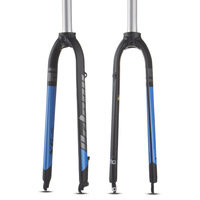 Fourche rigide pour VTT BOLANY, fourche avant à frein à disque pour vélos de 26'', 27,5'' et 29'', en alliage d'aluminium