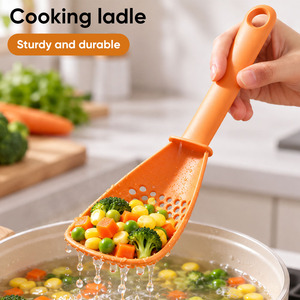 Kitchen multi-functional cooking spoon, grinding and draining strainer, household <b>potato</b> <b>masher</b> - Product Image 1