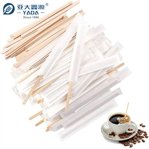 Agitateur de café en bois et en bambou d'usine YADA Agitateur de café en bambou jetable avec logo personnalisé - Product Image 3