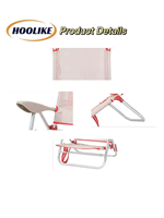 Chaise de plage moderne pliable et réglable pour les loisirs en plein air, les repas, les parcs, les jardins, les hôtels, les villas - Cadre en aluminium portable