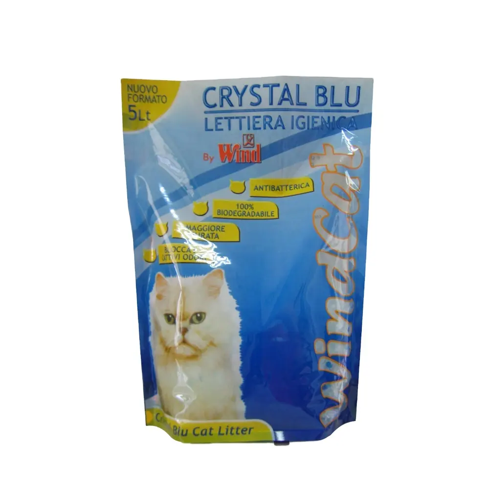 Персонализированный Хрустальный наполнитель для кошачьих туалетов с синим силикагелем, Производитель песка для кошачьих туалетов