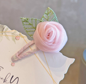 Nouveau rose fleur cheveux cravates chouchou simple élastique femme attachant cheveux corde chouchous enfants filles cheveux accessoires - Product Image 4