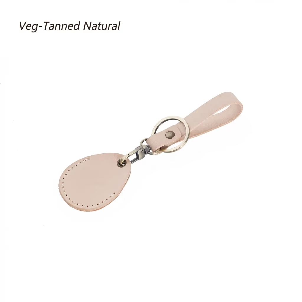 Cuir tanné végétal blanc