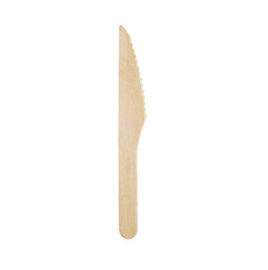 Cuchillo Desechable de Madera de Magnolia Conifera de 6.5 Pulgadas, Ecológico, Ligero, Biodegradable, Proveedor al por Mayor de Cubiertos - Product Image 1