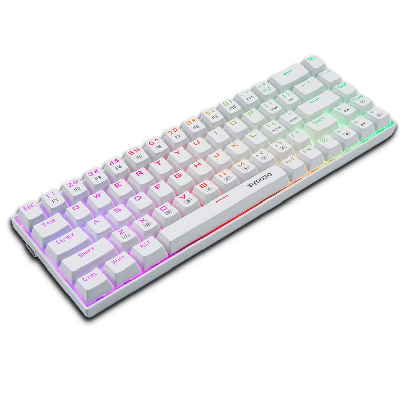 EYOOSO Z686 RGB Mini Wireless Mechanical Gaming Keyboard - 68 Keys