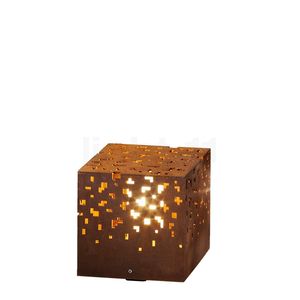 Corten Steel Lighting Box Metal Outdoor Lamp for Square Use - Product Image 1