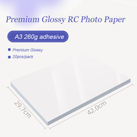 Vente en gros de papier photo 8x10 pouces de haut papier brillant 100 feuilles, papier 200 GSM pour imprimante