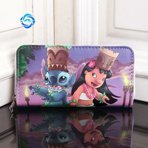 Encantadoras bolsas de teléfono antipérdida de puntada de dibujos animados, billetera con cremallera, tarjetero, monedero, regalos para niños, monedero portátil de cuero PU personalizado - Product Image 5