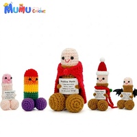 Adornos de Navidad Divertidos de Ganchillo con Forma de Pene, Hechos a Mano, Regalos Creativos y Originales para Esposo o Novio