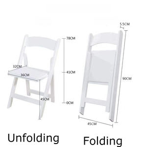 Chaise pliante respirante à dossier incurvé pour la maison, le bureau, sièges robustes - Product Image 4