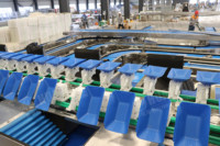 Hoogwaardige fruit- en groentewas-, droog- en sorteermachine, radijs sorteermachine, wortelsorteerlijn, zoete aardappel sorteermachine op maat