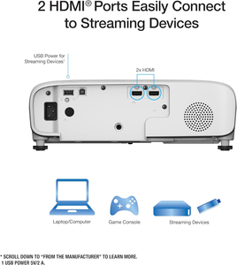 Proyector Home Cinema 980 de 3 Chips 3LCD 1080p, 4,000 Lúmenes de Brillo en Color y Blanco, para Streaming, Juegos y Sala Multimedia, Integrado - Product Image 2