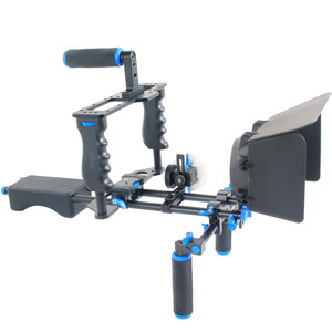 Equipo de soporte de hombro para cámara DSLR, sistema estabilizador de vídeo, Kit de soporte de <span class=keywords><strong>película</strong></span> para cámaras Canon y Nikon - Product Image 3