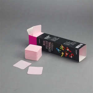 Toallitas Desmaquillantes Redondas de 5cm X 5cm, Sin <span class=keywords><strong>Pelusa</strong></span>, No Tejidas, Color Rosa, para Remover Esmalte de Uñas, Venta de Fábrica, Logotipo Personalizado - Product Image 4