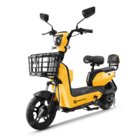 SIGOTECH Nouveau style OEM 48V 350W 25km/h Cyclomoteur électrique avec pédales Scooter électrique longue portée pour adulte