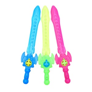 Épée de jouet en plastique en forme de <span class=keywords><strong>requin</strong></span> lumineuse et sonore, <span class=keywords><strong>sabre</strong></span> laser pour enfants, épée à induction phosphorescente, jouet de fête néon - Product Image 5