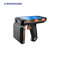 PDA Industri Cerdas JT-974 dengan Sistem Operasi Android 13.0, Pembaca RFID Jarak Jauh Ultra 4G, Pembaca RFID UHF Portabel