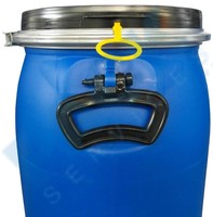 Fûts en plastique du fabricant, barils en plastique de 55 gallons avec couvercle ouvrable et anneau métallique, 30L, 50L, 60L, 80L, 100L, 120L, 200L, 220L