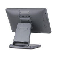 Terminal Punto de Venta Todo en Uno con Pantalla Táctil de 15.6 Pulgadas y Carcasa de Aluminio, Sistema POS de Escritorio, Caja Registradora para Restaurante