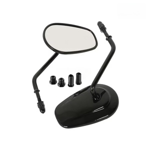 Rétroviseur adapté à Harley Street Bob XG500 XG750 Noir Chrome Rétroviseurs de moto 2014-2017 - Product Image 5