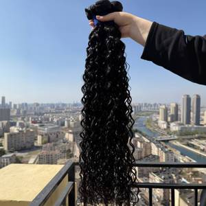 批发价格便宜的100% 人类发束自然波浪波浪顶级质量巴西中国发厂制造假发10-40英寸 - Product Image 1