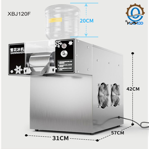 Mesin Pembuat Es Serut Salju QDMECH Pendinginan Cepat Hasil Tinggi Komersial Pembuat Es Susu Bingsu - Product Image 6