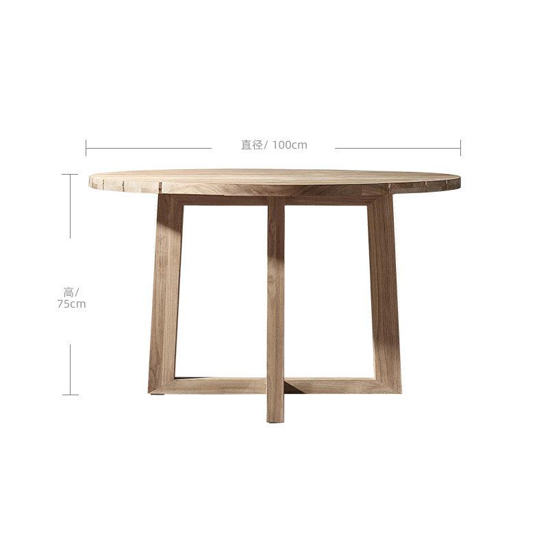 (100 cm)Tavolo da pranzo rotondo