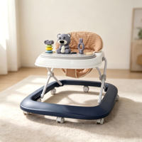 Lemoon 307 Nouveau trotteur pour bébé, jouet musical et lumineux pour enfants (garçons et filles), aide à la marche pour tout-petits avec musique