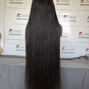 Peluca de Encaje Frontal Transparente 13x4 de 40 Pulgadas con Densidad del 300% y Pre-Pluck para Mujeres Negras, Cabello Humano Virgen 100% Más Voluminoso - Product Image 4