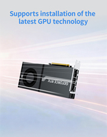 Châssis de serveur GPU IA robuste RTX5090 RTX4090 RTX3090 RTX4060 avec panneaux de distribution d'alimentation redondants et système de refroidissement avancé