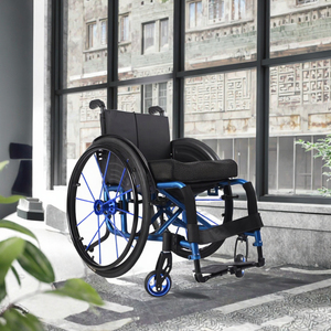 BEIZ 24-Inch Big Wheels Sport <strong>Wheelchair</strong> Folding <strong>Manual</strong> with Comfortable Cushion Parts Detachable 3-Year Warranty - Product Image 3