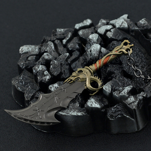 Porte-clés en alliage de Zinc, petit jouet épée dieu de la guerre Kratos <span class=keywords><strong>Chaos</strong></span> <span class=keywords><strong>Blade</strong></span> 13cm 54g - Product Image 3