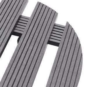 Support rond pour plantes d'intérieur amovibles sous le plateau de pot de <span class=keywords><strong>fleur</strong></span> en wpc avec roues - Product Image 5