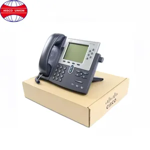 Telepon IP 7941 VoIP Tampilan LCD CP-7941G Telepon Bisnis IP Terpadu