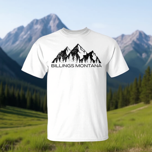 Maglietta Billings Montana Mountain, regalo souvenir per i viaggiatori - Product Image 3