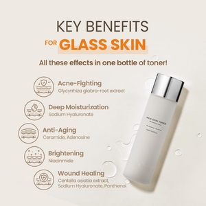 Tonique Visage au Riz Coréen, Produits de Soin pour la Peau sous Marque Blanche, Tonique Visage Laiteux Éclaircissant Anti-Âge au Riz, Fabricant - Product Image 3