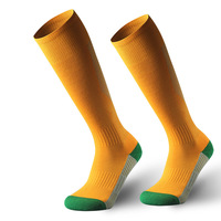Chaussettes de Football de Sport Montantes Hommes et Enfants, Tubulaires, à Fond Éponge, Accessoires de Sport