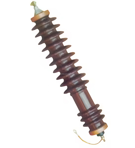 Nhà Máy Bán buôn y10w <span class=keywords><strong>12kv</strong></span> gốm điện áp cao Surge arrester sứ cách điện sét arrester trên không dòng phần cứng - Product Image 2