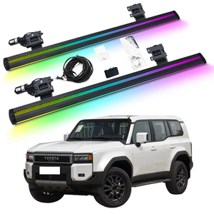บอร์ดวิ่งพลังงานไฟฟ้า LED สีสันสดใสบันไดข้างไฟฟ้าสำหรับโตโยต้าแลนด์ครุยเซอร์ LC250ราโด้2024 + - Product Image 1