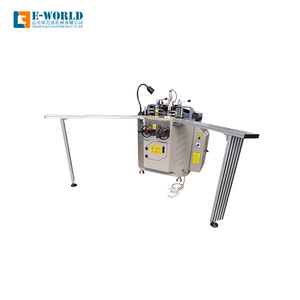 เครื่องจีบมุมอลูมิเนียม E-WORLD สำหรับหน้าต่าง ความสูง 120 มม. ควบคุมด้วย PLC ความแม่นยำสูง 380V 2200W รับประกัน 1 ปี - Product Image 1