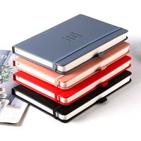 Carnet A5 en cuir PU personnalisable pour entreprise, avec logo personnalisé, élastique de fermeture, échantillon promotionnel gratuit