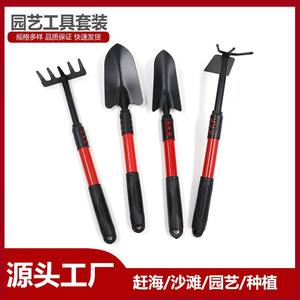 Ensemble d'outils de jardinage Basil Garden, pelle, râteau, cultivateur en métal, manche en plastique durable pour la plantation de fleurs, légumes et plantes succulentes - Product Image 5