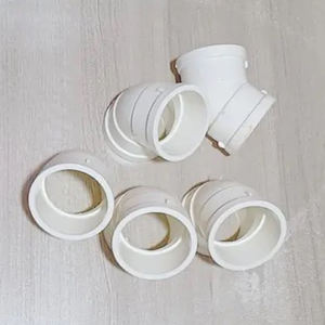 Venta caliente 1/2 "-4" Fábrica-Accesorios de codo de PVC de 90 grados blancos personalizados para suministro de agua, accesorios de conexión de tuberías - Product Image 4