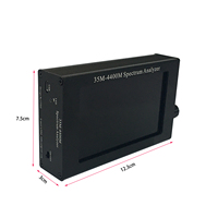 Handheld Spectrum Analyzer 35MHz-4400MHz Aluminum Alloy Case Built-in 2000mAh Battery LCD Display RF Signal Testing Analyzer
