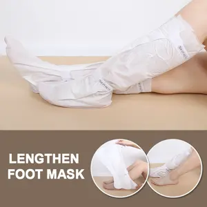 Private Label Skin Care Moisturizing Foot Leg Peeling Mask Hydrogel Long Foot Mask Leg Socks Treatment