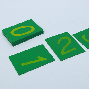 Jouet Montessori de haute qualité, petite taille, unisexe, cartes de nombres, <span class=keywords><strong>matériel</strong></span> éducatif en bois MDF avec boîte pour les aides <span class=keywords><strong>pédagogiques</strong></span> pour bébés - Product Image 3
